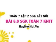 Bài 8.8 SGK Toán 7 Tập 2 Kết nối tri thức